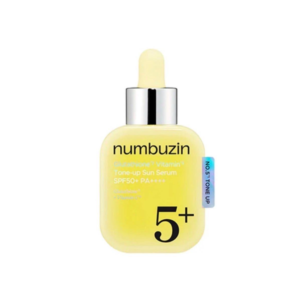 سرم ضد آفتاب Numbuzin No.5؛ محافظت SPF50+ با اثر Tone-up