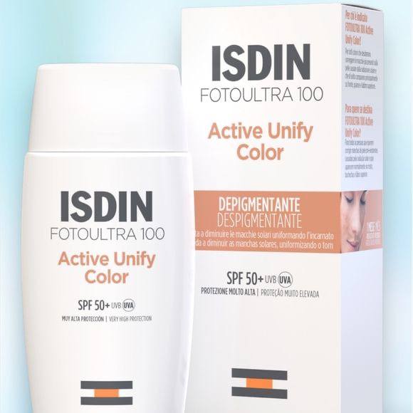 کرم ضد آفتاب رنگی ایزدین مدل اکتیو یونیفای Active Unify SPF 50