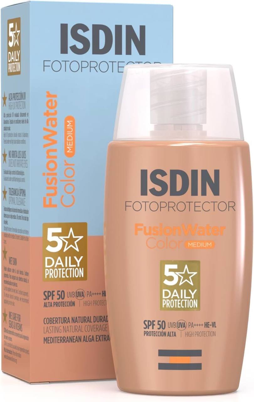 ضد آفتاب فیوژن واتر SPF50 رنگی ایزدین