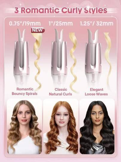 دستگاه کرلی صورتی شیگلم مدل Cupid’s Charm سایز 25.32.19