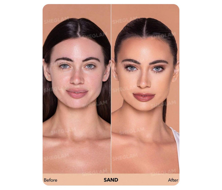 کرم پودر مات شیگلم SHEGLAM مدل COMPLEXION PRO