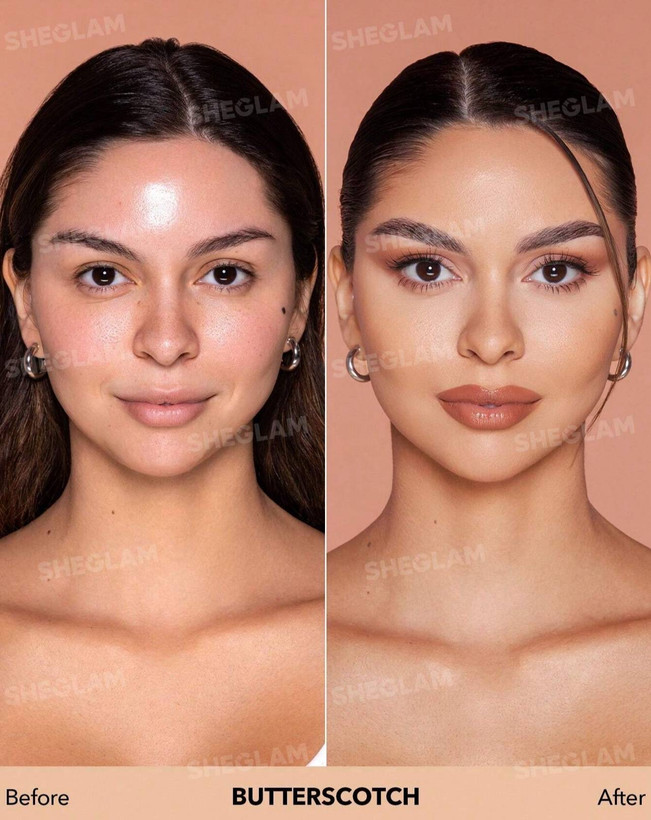 کرم پودر مات شیگلم SHEGLAM مدل COMPLEXION PRO