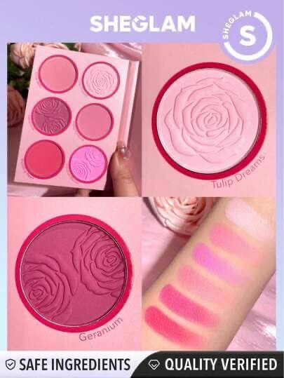 پالت رژگونه مدل FLORAL شیگلم
