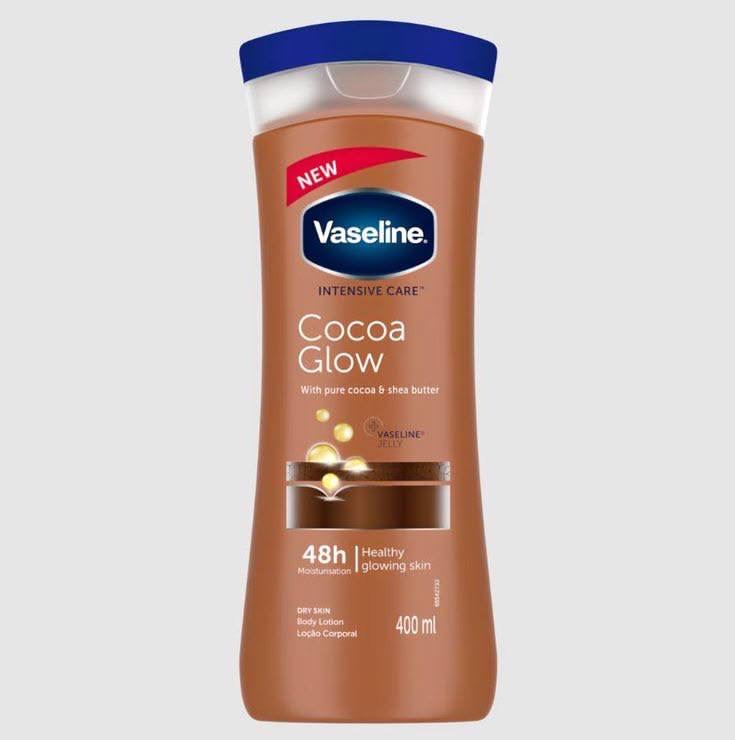 لوسیون بدن وازلین مدل cocoa glow