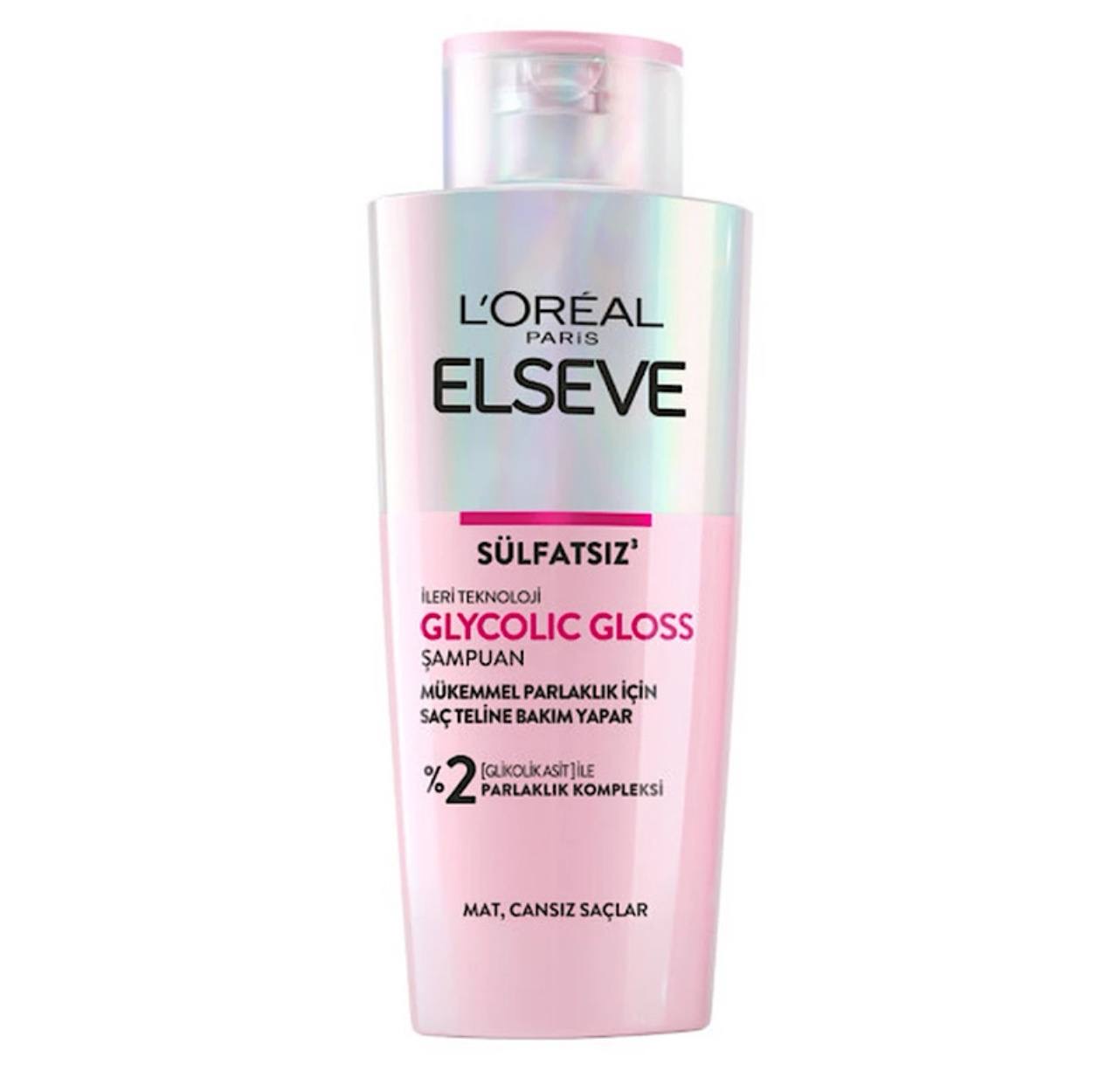 شامپو بدون سولفات براق کننده مو ELSEVE مدل GLYCOLIC GLOSS