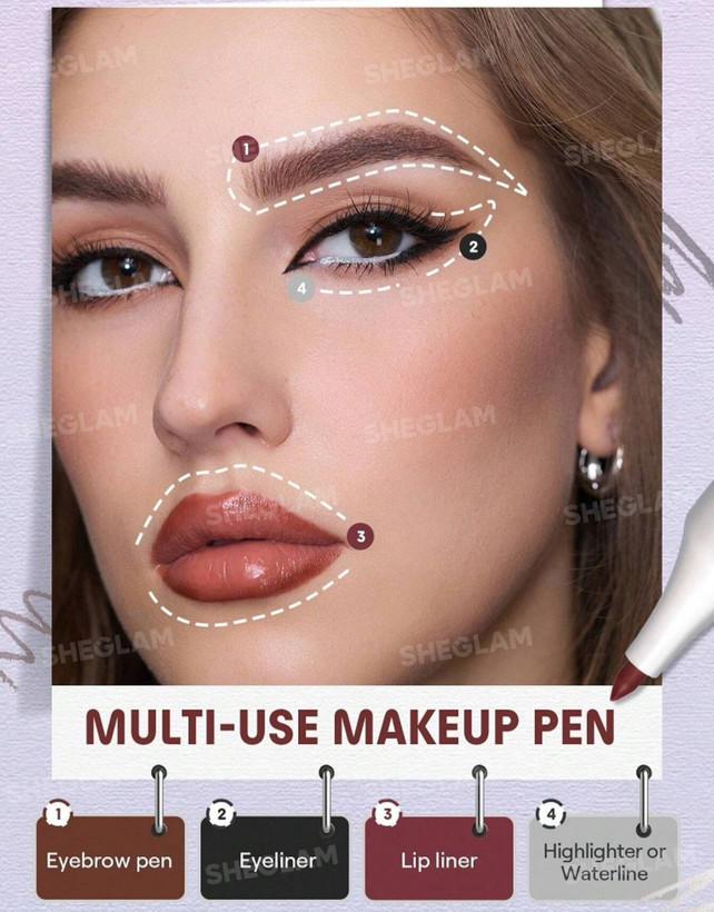 قلم آرایشی ۴ کاره شیگلم